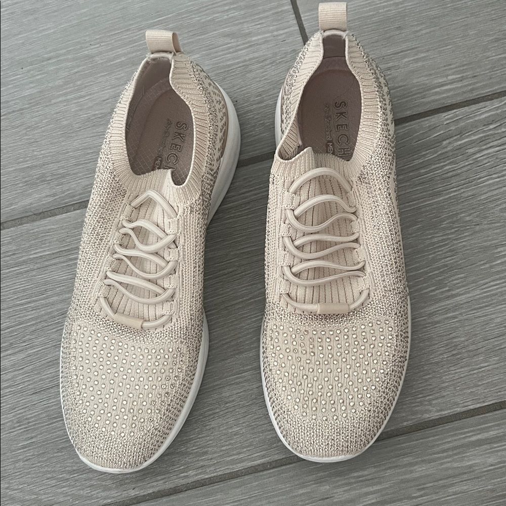 Skechers Women's Billion Rhinestone Rambler Sneakers 8 - Picture 2 of 7